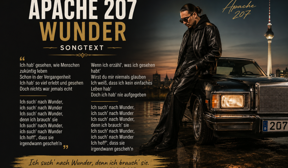 apache 207 wunder songtext
